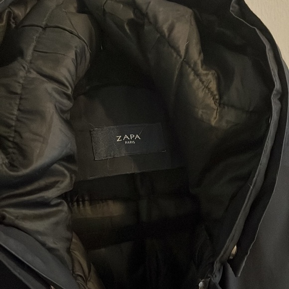 ZAPA Paris Black Winter Puffer Jacket - Picture 2 of 9